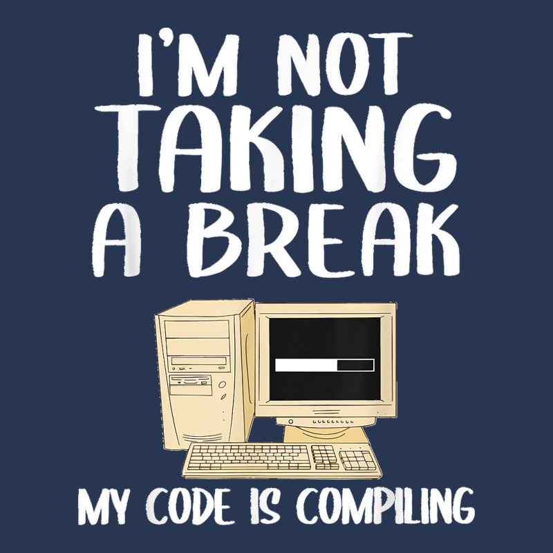 I'm Not Taking A Break My Code Is Compiling Coder Programmer Men Denim Jacket | Artistshot