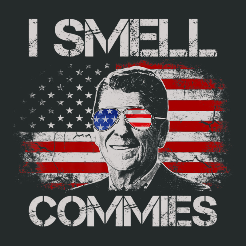 Vintage American Flag Political I Smell Commies Women's Triblend Scoop T-shirt by cm-arts | Artistshot