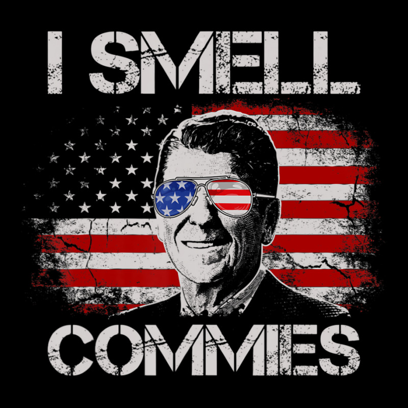 Vintage American Flag Political I Smell Commies Youth Hoodie by cm-arts | Artistshot