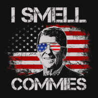 Vintage American Flag Political I Smell Commies Scorecard Crop Tee | Artistshot