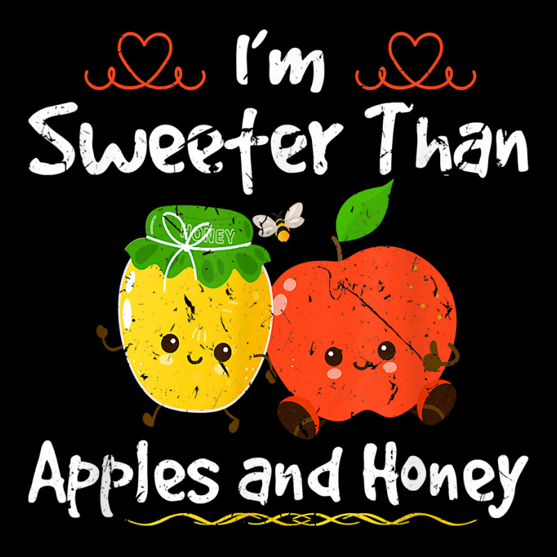 Sweeter Than Apples Honey Jewish Jew Hanukkah Rosh Hashanah T Shirt Adjustable Cap | Artistshot