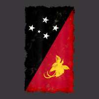 Distressed Papua New Guinea Flag National Pride Grunge Style Ladies Curvy T-shirt | Artistshot