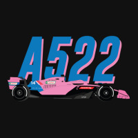 Alpine F1 Team Racing Car 2022 A522 Bwt Pink Special Livery Bahrain Gp Landscape Canvas Print | Artistshot