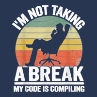 I'm Not Taking A Break My Code Is Compiling Coder Programmer Men Denim Jacket | Artistshot