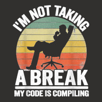 I'm Not Taking A Break My Code Is Compiling Coder Programmer Champion Hoodie | Artistshot