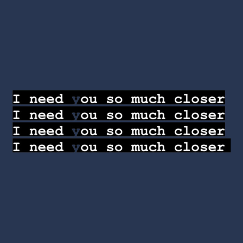 I Need You So Much Closer Death Cab For Cutie Men Denim Jacket by cm-arts | Artistshot