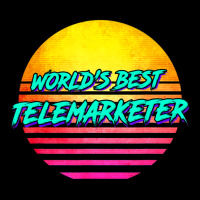 Telemarketing Worlds Best Telemarketer Cropped Hoodie | Artistshot