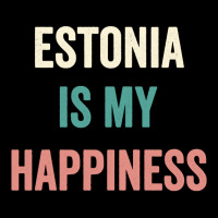 Estonia Is My Happiness Sweatshirt Men's Long Sleeve Pajama Set | Artistshot