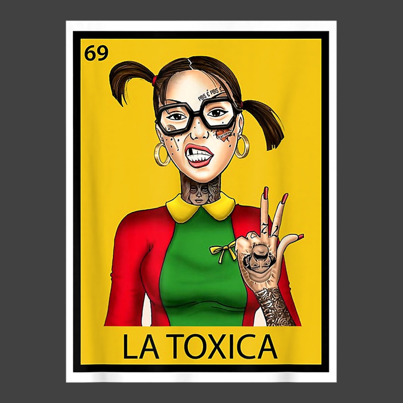 Mexican La Tóxica Lottery Card Funny Tattoos Girls Vintage T Shirt Vintage T-Shirt by cm-arts | Artistshot