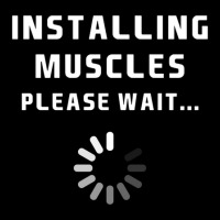 Installing Muscles... Please Wait Women's V-neck T-shirt | Artistshot