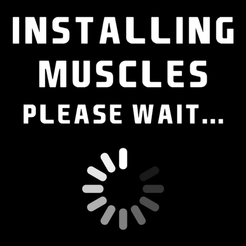 Installing Muscles... Please Wait Women's V-Neck T-Shirt by JamesTrichell | Artistshot