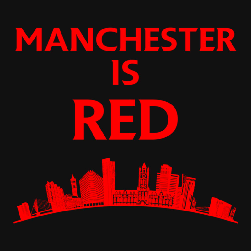 Manchester Is Red United Landscape Canvas Print | Artistshot