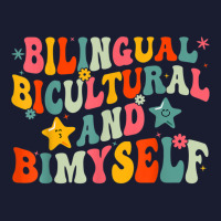 Funny Bilingual Bicultural And Bimyself T Shirt Women's V-neck T-shirt | Artistshot