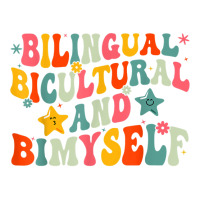 Funny Bilingual Bicultural And Bimyself T Shirt Crop Top | Artistshot