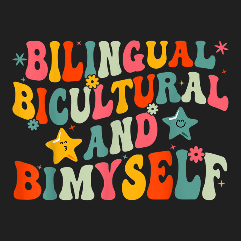 Funny Bilingual Bicultural And Bimyself T Shirt Ladies Polo Shirt by cm-arts | Artistshot