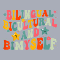 Funny Bilingual Bicultural And Bimyself T Shirt Tank Dress | Artistshot