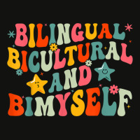 Funny Bilingual Bicultural And Bimyself T Shirt Scorecard Crop Tee | Artistshot