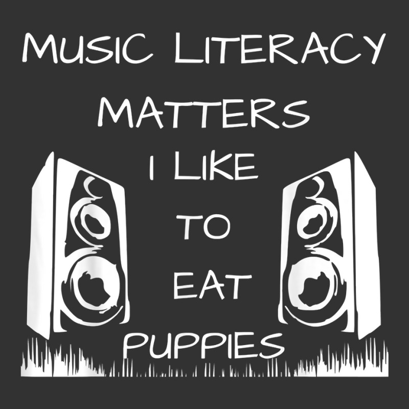 Music Literacy Matters I Like To Eat Puppies Funny T Shirt Baby Bodysuit by kunkleog | Artistshot