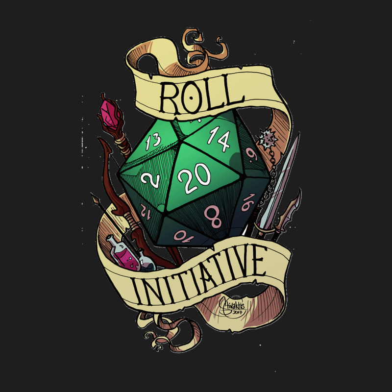 Roll Initiative Classic T-shirt by cm-arts | Artistshot