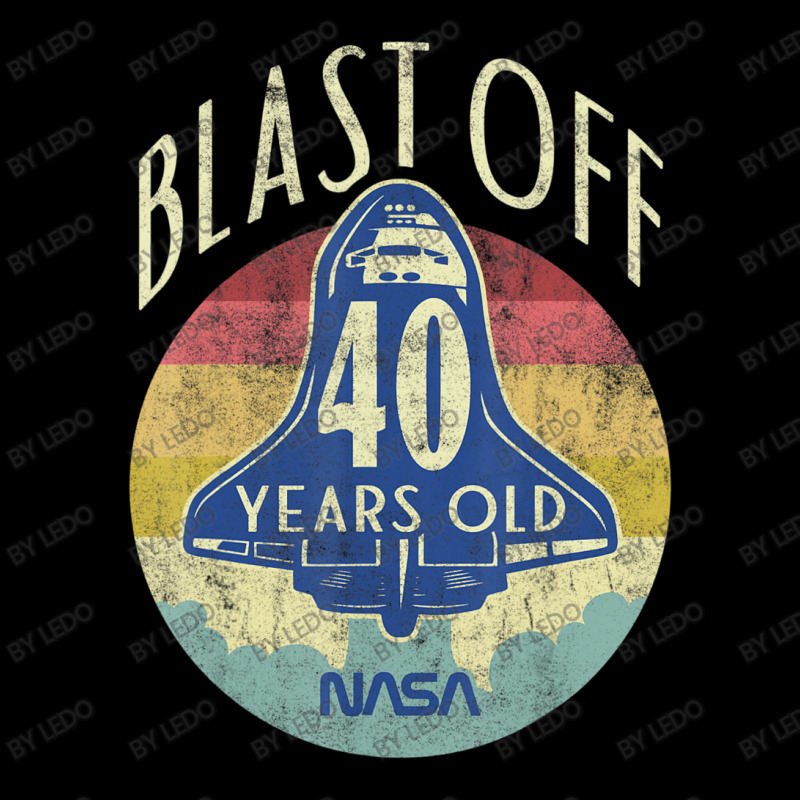 Space Shuttle Blast Off 40th Birthday Retro Portrait Adjustable Cap by ledo | Artistshot