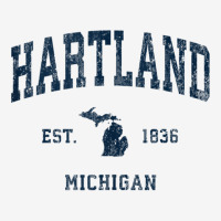 Hartland Michigan Mi Vintage Athletic Navy Sports Design Tank Top Adjustable Cap | Artistshot