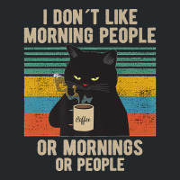 I Hate Morning People And Mornings And People Coffee Cat Premium Crewneck Sweatshirt | Artistshot