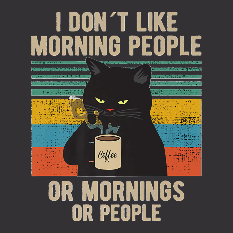 I Hate Morning People And Mornings And People Coffee Cat Premium Vintage Short by kevinnichols | Artistshot