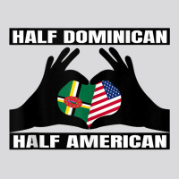 Half American Half Dominican Roots Usa Dominica Island Flag Tank Top Women's Triblend Scoop T-shirt | Artistshot