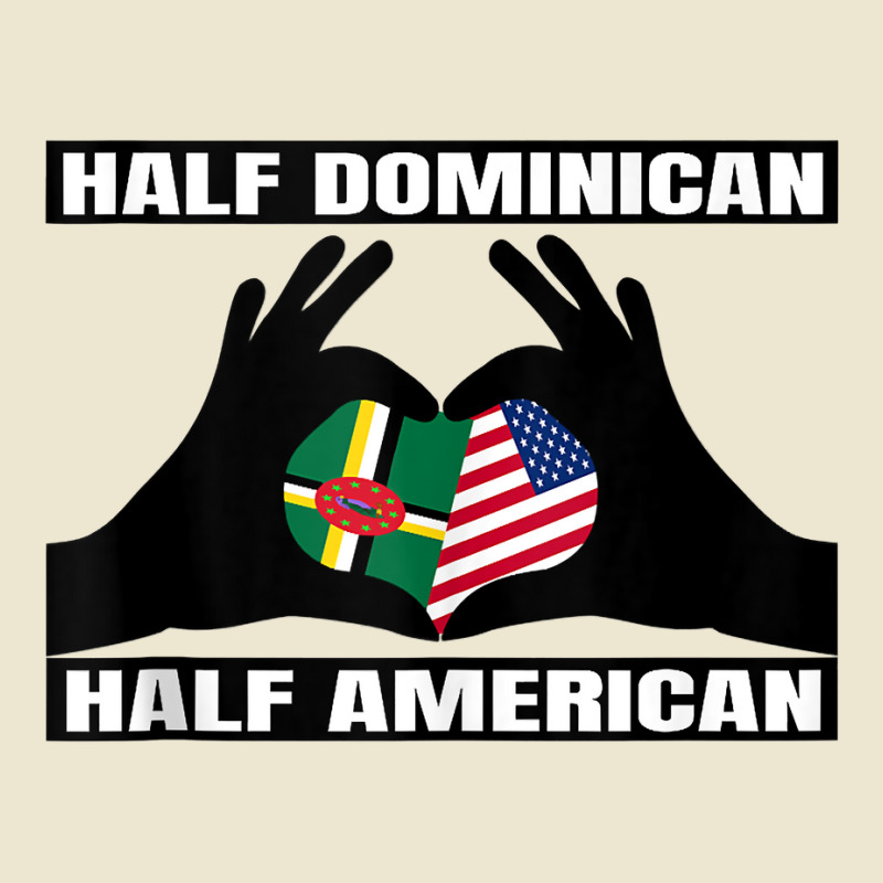 Half American Half Dominican Roots Usa Dominica Island Flag Tank Top Cropped Hoodie by cm-arts | Artistshot