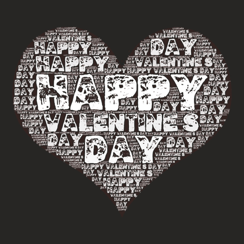 Happy Valentines Day Word Art Gift T  Shirt Happy Valentine's Day Word Ladies Fitted T-Shirt by brekkeelton | Artistshot