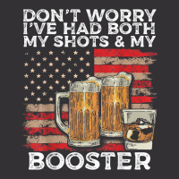 Vaccine Shot And Booster Drinking Humor Vaccination Vintage Short | Artistshot