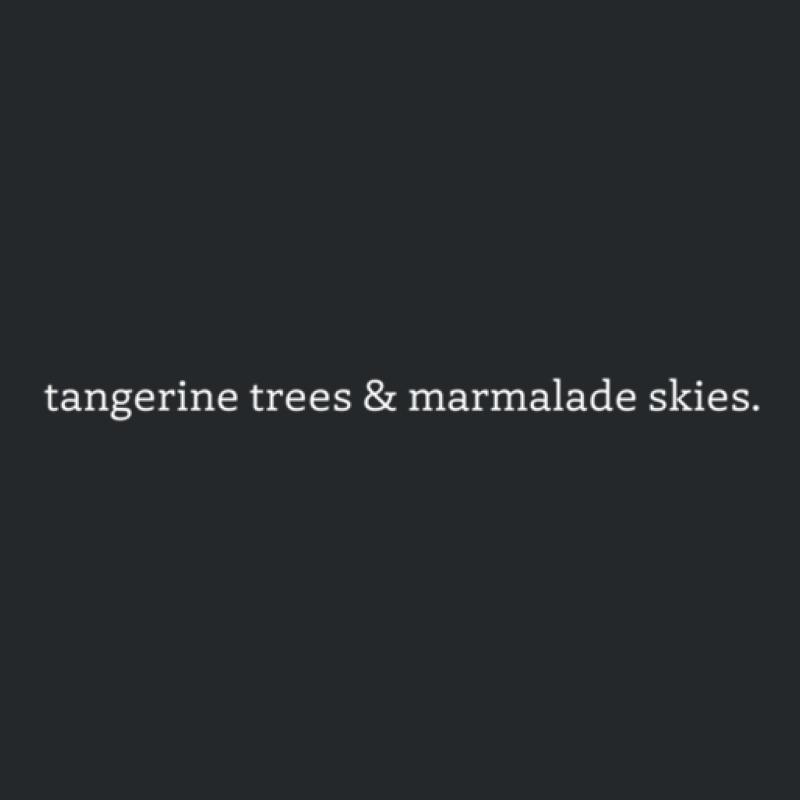 Tangerine Trees & Marmalade Skies Crewneck Sweatshirt by JosephVanlandingham | Artistshot