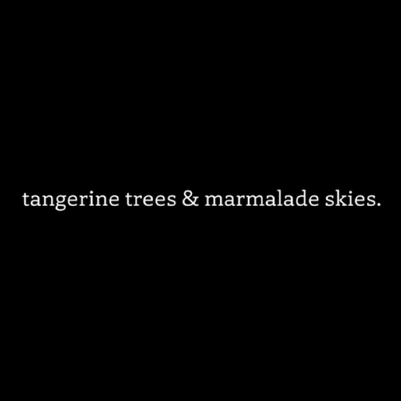 Tangerine Trees & Marmalade Skies Women's V-Neck T-Shirt by JosephVanlandingham | Artistshot