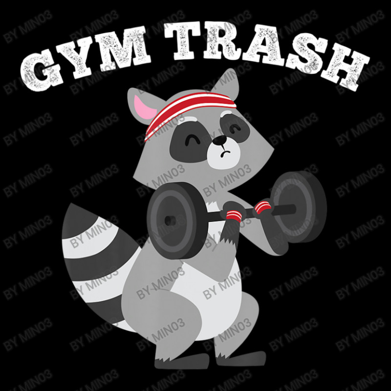 Gym Trash Weight Lifting Raccoon Workou V-neck Tee | Artistshot