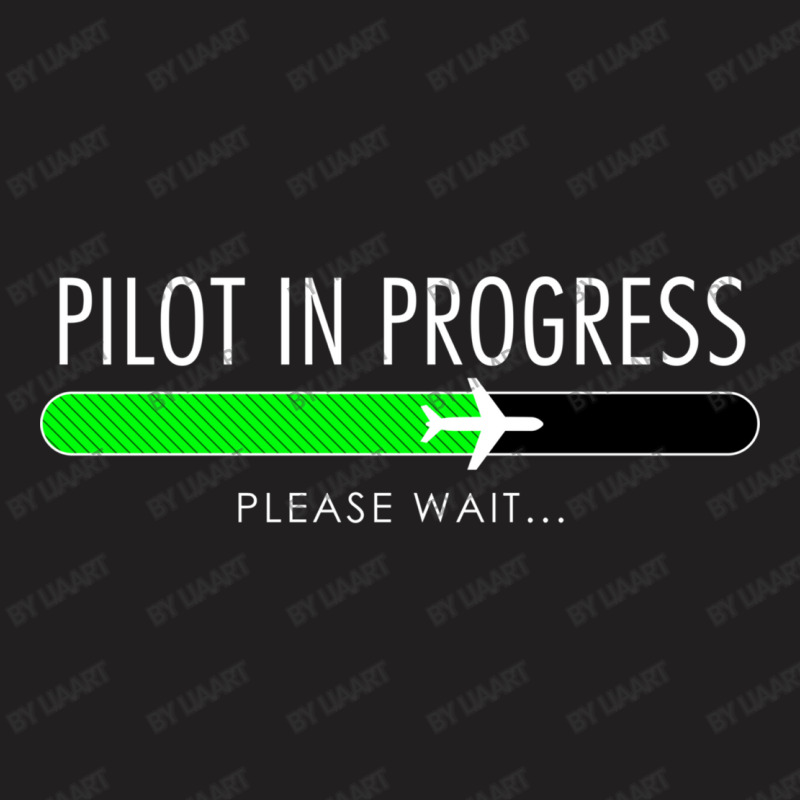Pilot In Progress Pilot Training Flight School Gift T-shirt | Artistshot