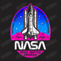 Space Shuttle Program Pink & Purple T-shirt | Artistshot