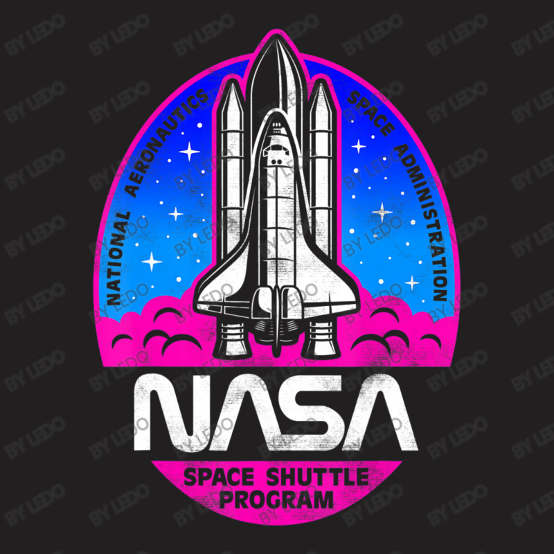 Space Shuttle Program Pink & Purple T-shirt | Artistshot