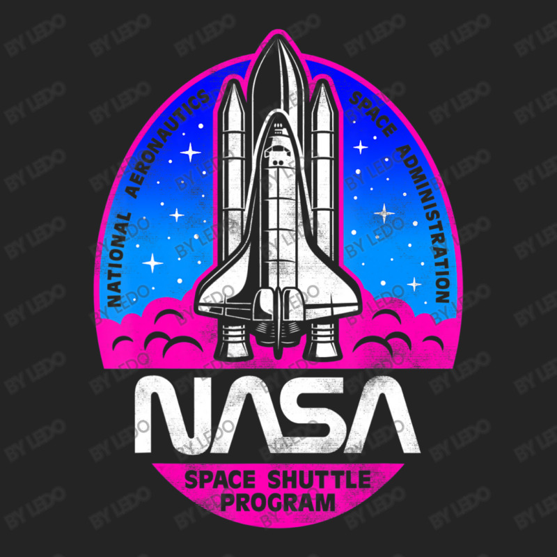 Space Shuttle Program Pink & Purple 3/4 Sleeve Shirt | Artistshot