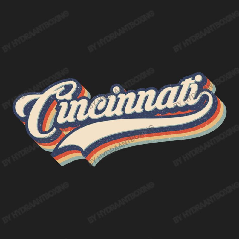 I Love Cincinnati City Usa Retro Vintage Ladies Polo Shirt by HydraAntBoxing | Artistshot