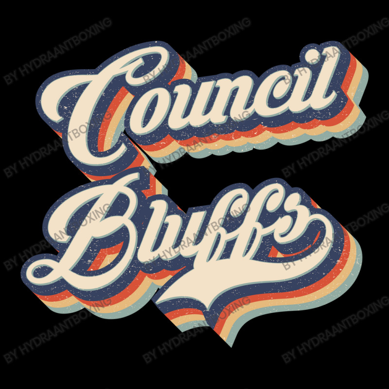 I Love Council Bluffs City Usa Retro Vintage Cropped Sweater by HydraAntBoxing | Artistshot