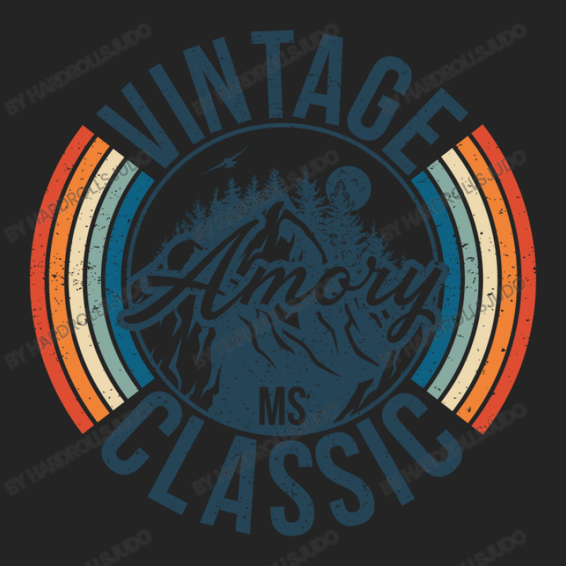 I Love Amory Mississippi Retro Vintage Classic Limited Edition 3/4 Sleeve Shirt by hardrollsjudo | Artistshot