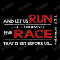 Hebrews 121 Run With Endurance The Race Religious Inspired Cropped Hoodie | Artistshot