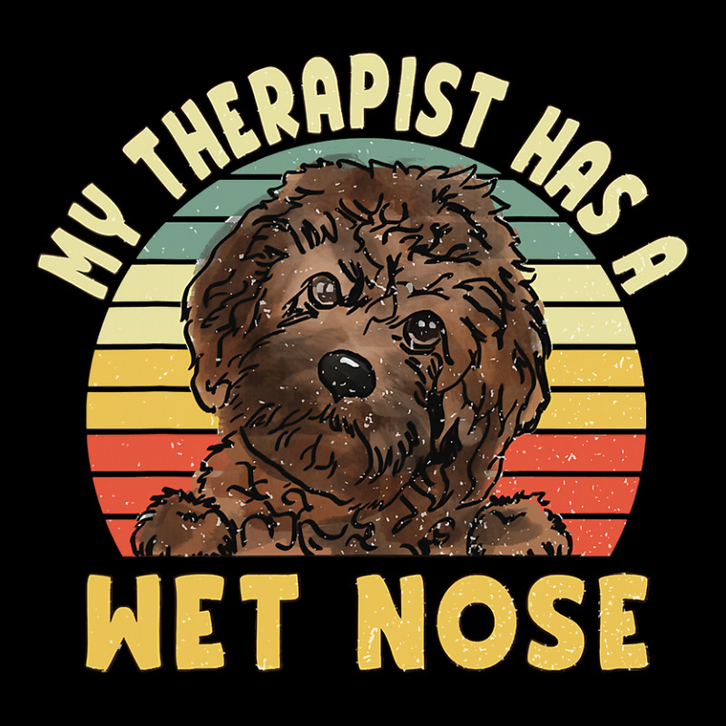 My Therapist Has A Wet Nose, Cavapoo Dog Lover Pet Owner Men's Long Sleeve Pajama Set | Artistshot