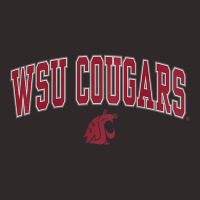 Womens Washington State Cougars Womens Arch Over Heather Gray Raglan B Racerback Tank | Artistshot