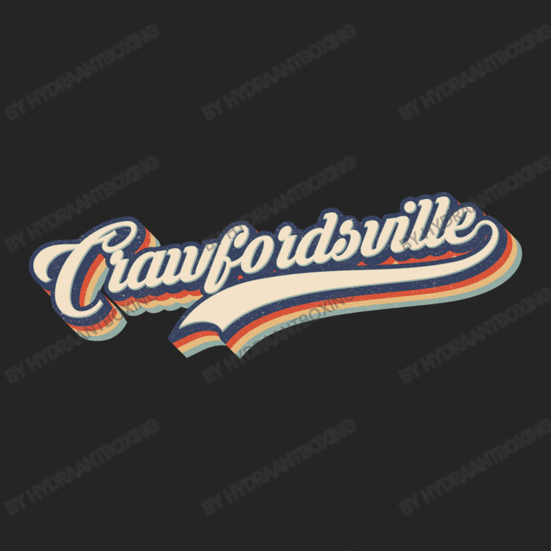 I Love Crawfordsville City Usa Retro Vintage Unisex Hoodie by HydraAntBoxing | Artistshot