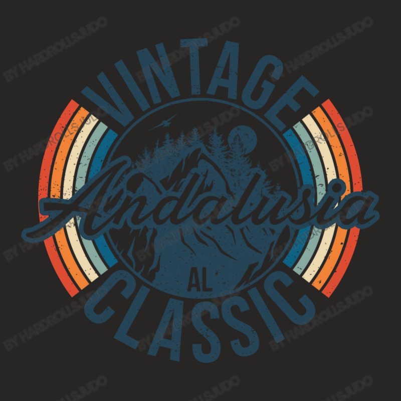 I Love Andalusia Alabama Retro Vintage Classic Limited Edition Ladies Fitted T-shirt | Artistshot