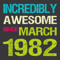 Incredibly Awesome Since March 1982 Birthday Ladies Curvy T-shirt | Artistshot