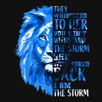 I'm The Storm Strong Women Type 1 Diabetes Warrior Blue Lion Graphic Youth T-shirt | Artistshot