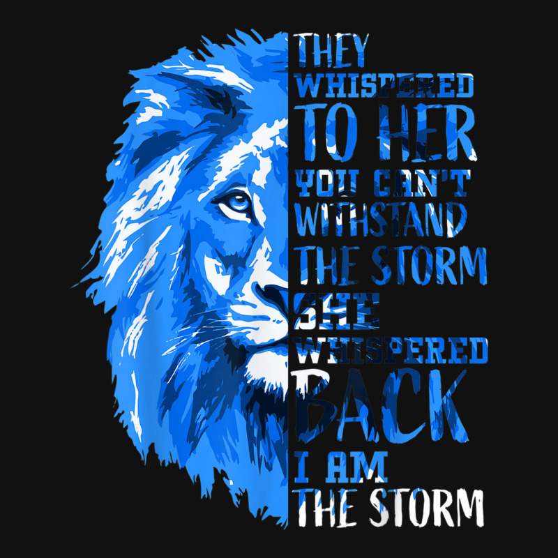 I'm The Storm Strong Women Type 1 Diabetes Warrior Blue Lion Baby Bibs | Artistshot