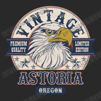 Retro Bald Eagle Astoria Oregon Vintage Limited Edition Printed Hat | Artistshot